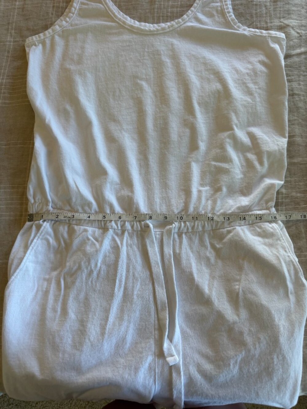 Frank & Eileen Jumpsuit in White - Picture 11 of 13